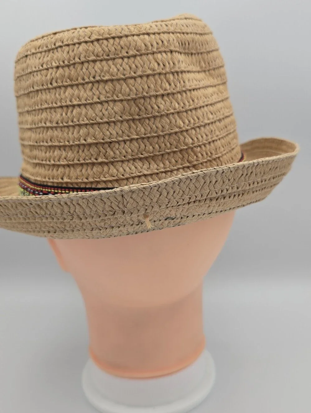 Chatties Paper Trilby Fedora Hat One Size